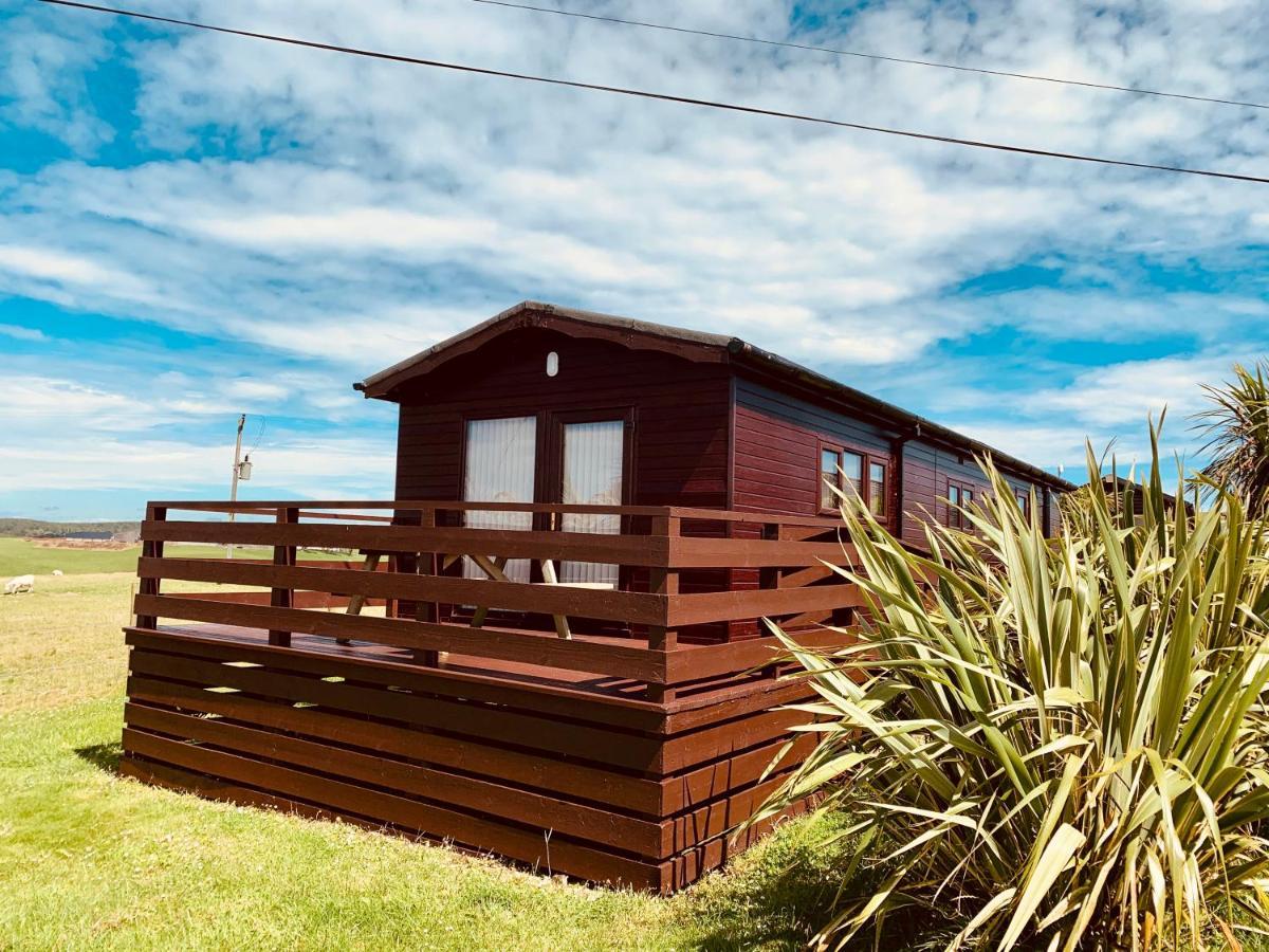 Lodge Cabin With Fabulous Views - Farm Holiday Stranraer Exterior foto