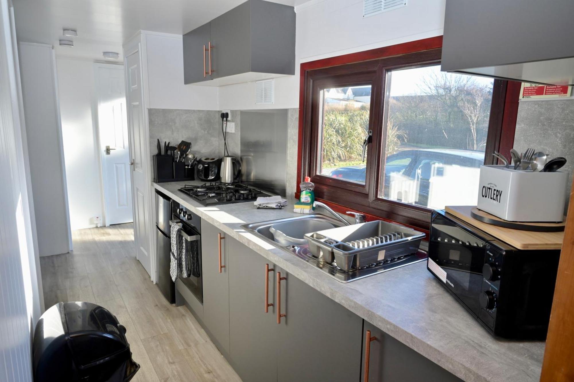 Lodge Cabin With Fabulous Views - Farm Holiday Stranraer Exterior foto